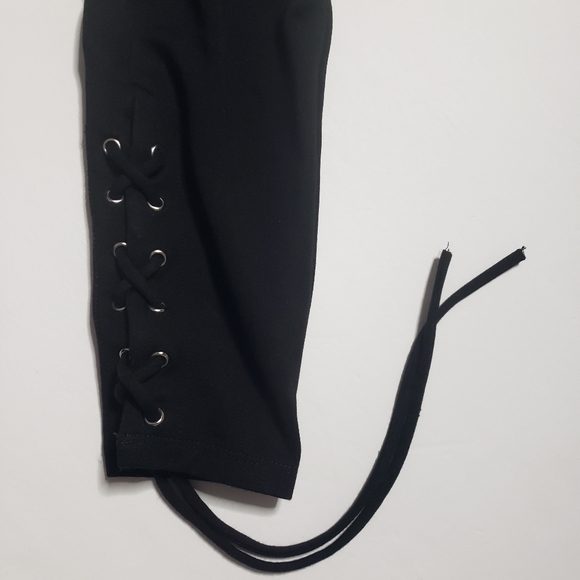 Lovers + Friends Black Waltz Side String Legging - Picture 7 of 9